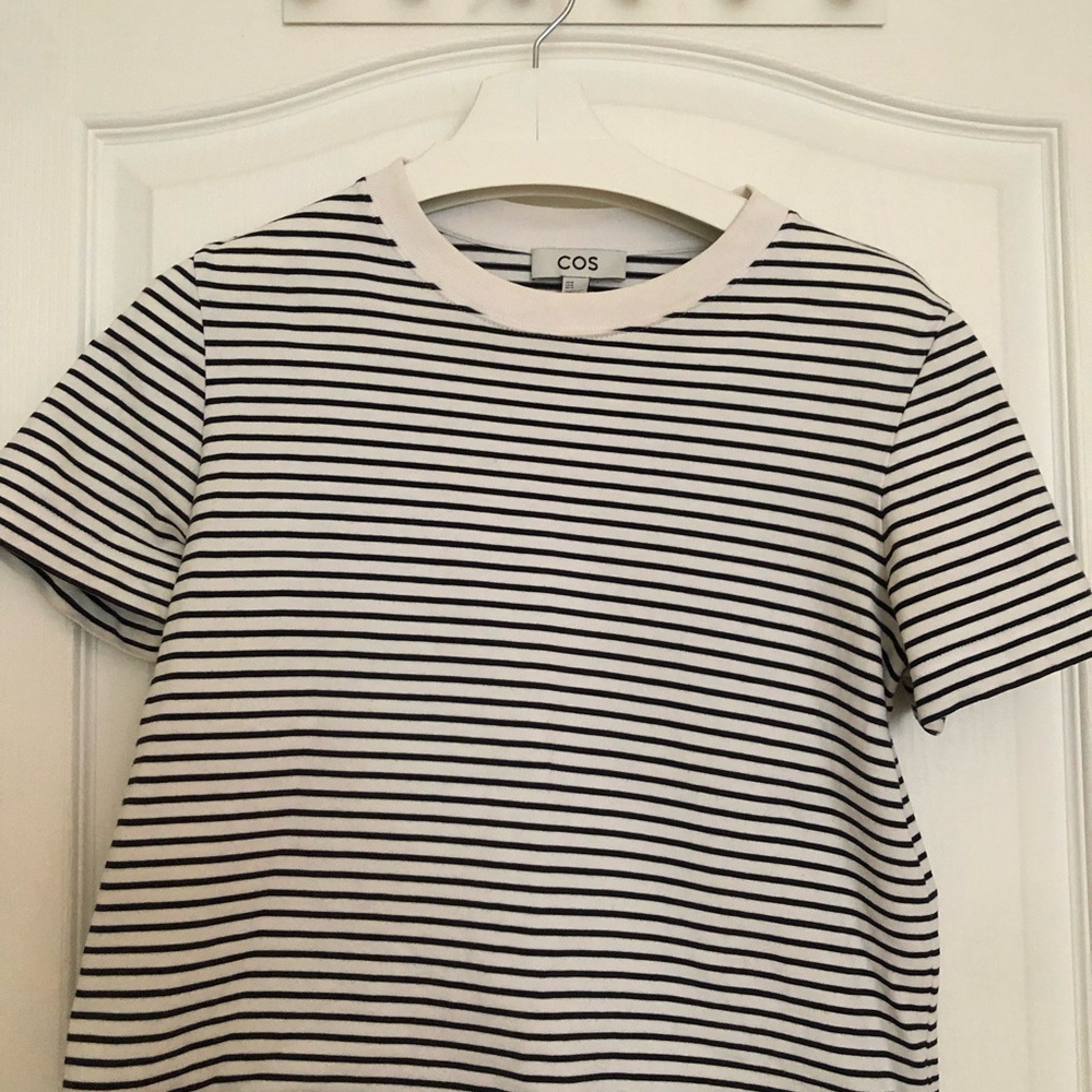 COS Monochrome Striped Tee